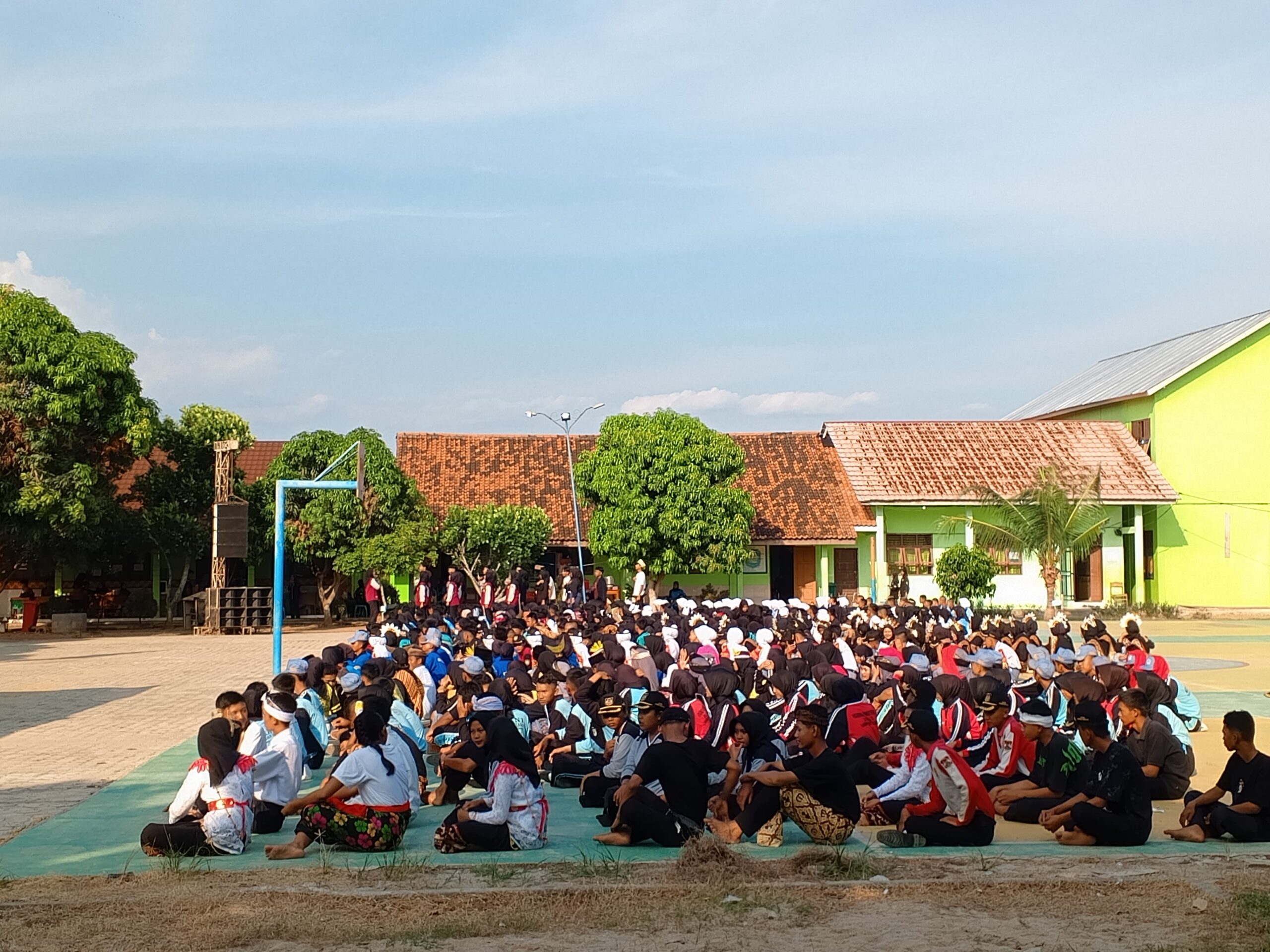 Kegiatan Latihan Gabungan Paskibra di SMAN 1 Sekampung